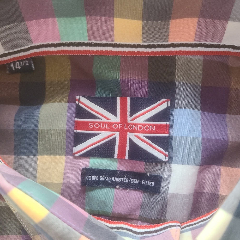 🇬🇧SOUL OF LONDON shirt for men - Picture 5 of 7